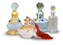 Perfume Bottles with Metal and Beads Decoration
